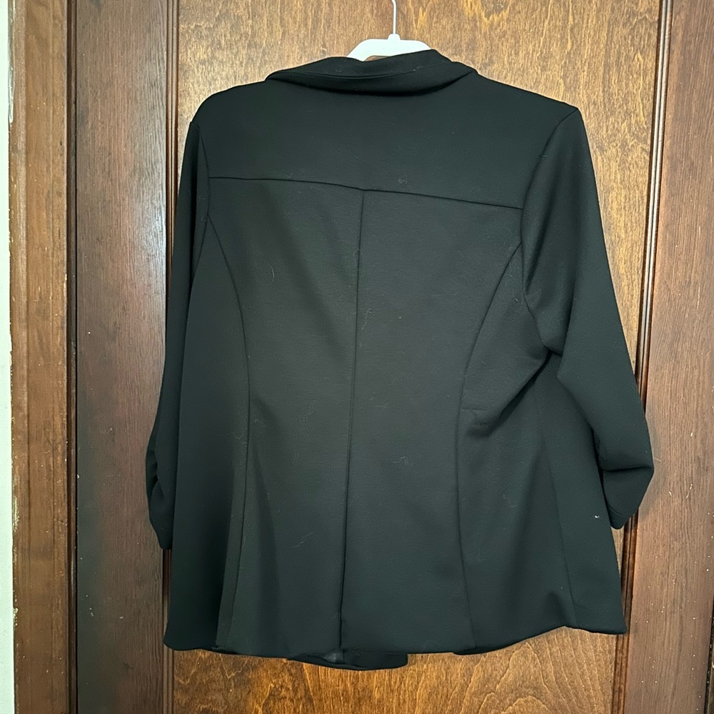 Torrid Studio Cupro Single Button Blazer Size 1x - image 3